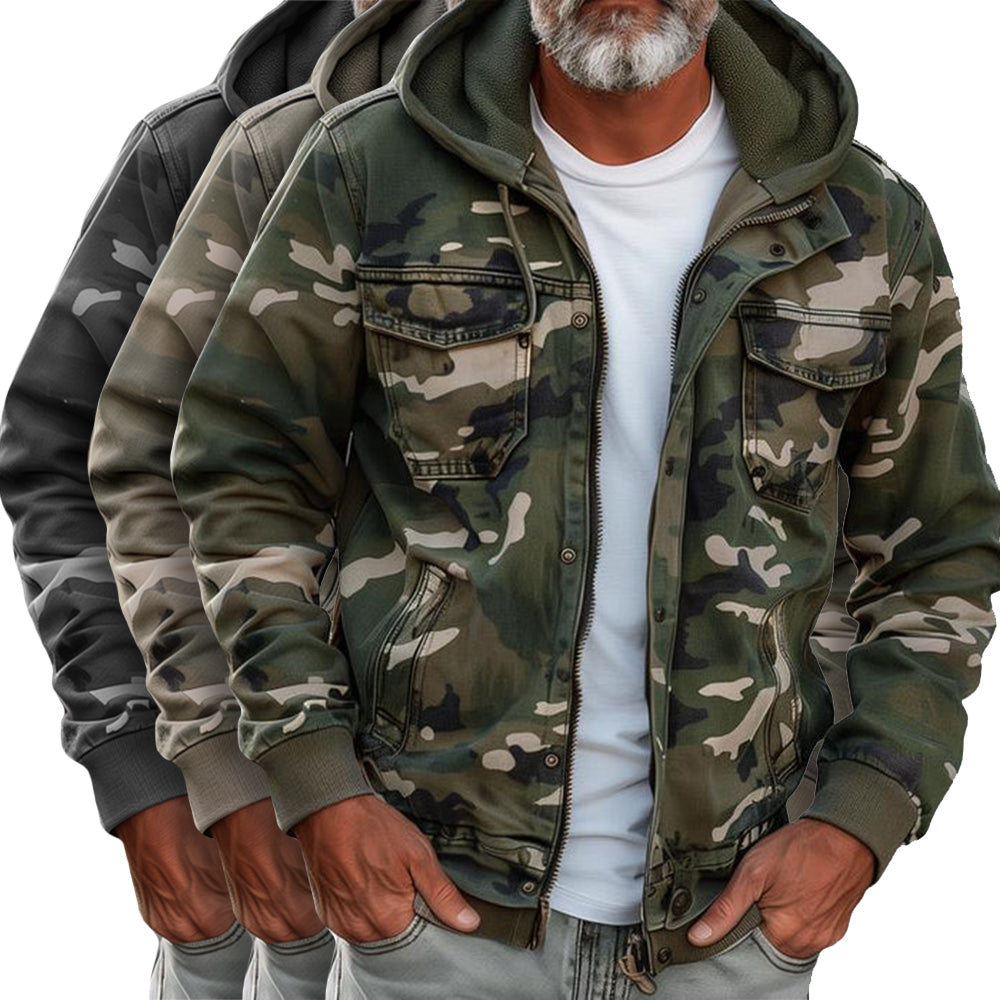 THE RYKER | Jacket with Camouflage Pattern