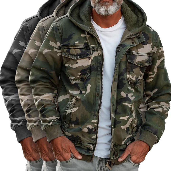 THE RYKER | Jacket with Camouflage Pattern