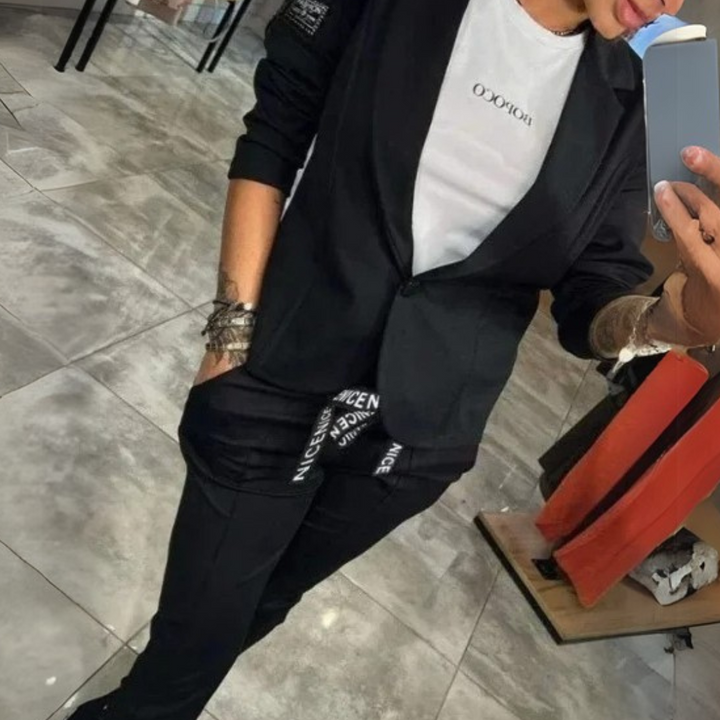 THE VELOCE Set - Blazer and Trousers + Buy 1 Set Get Free Undershirt