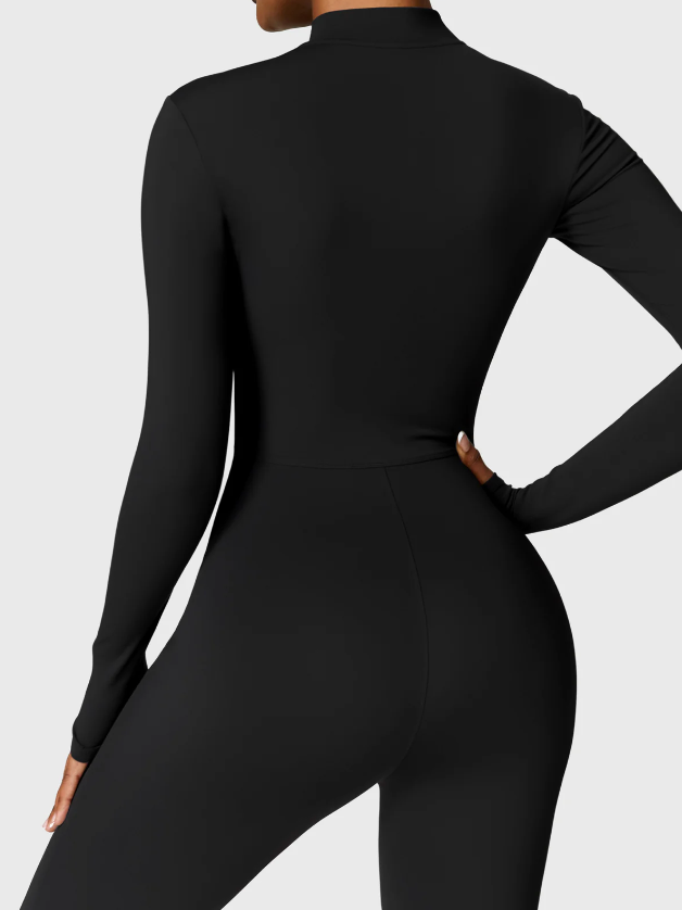 Vlorii™  Long Sleeve Fleece Jumpsuit