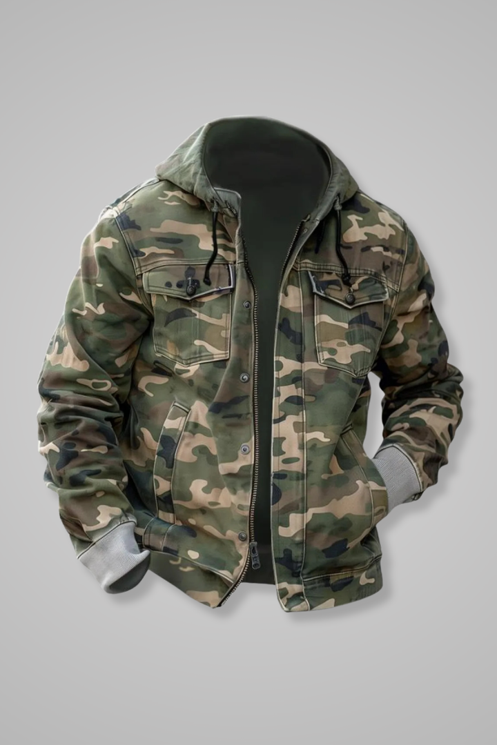 THE RYKER | Jacket with Camouflage Pattern