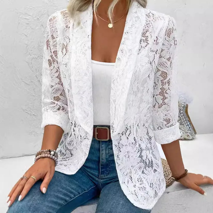 ELISE | Lace Blazer