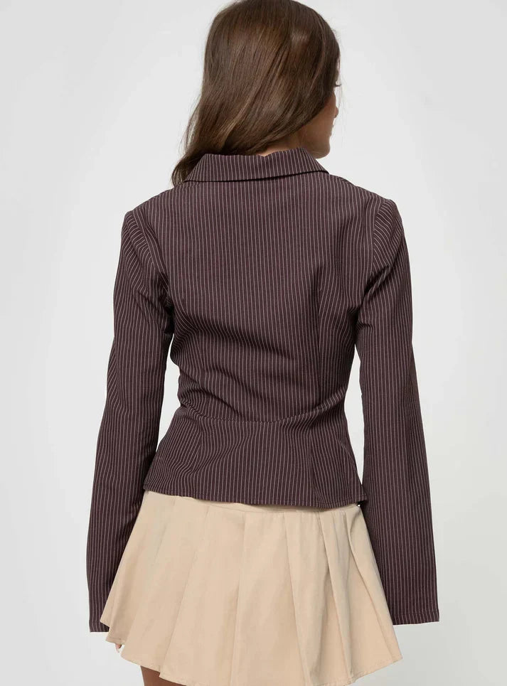 Vlorii™ – Retro Style Top with Button Placket