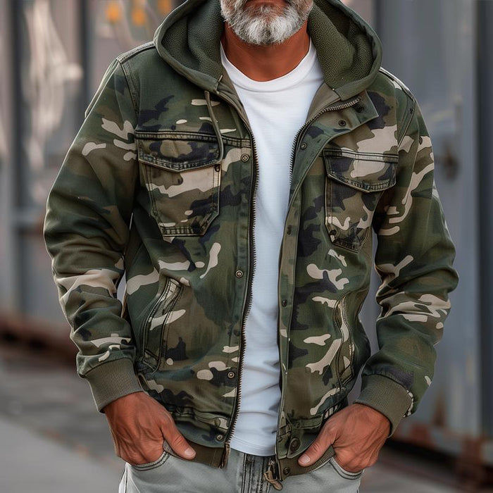 THE RYKER | Jacket with Camouflage Pattern