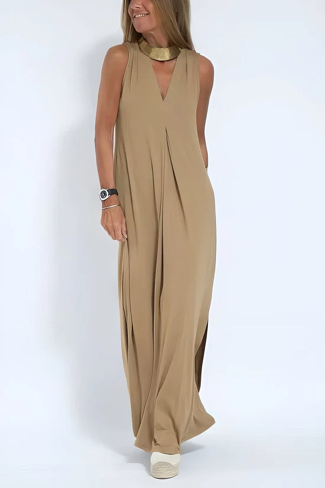 MONROE - Elegant Long Dress + Matching Cardigan FREE GIFT - YOUR ESSENCE