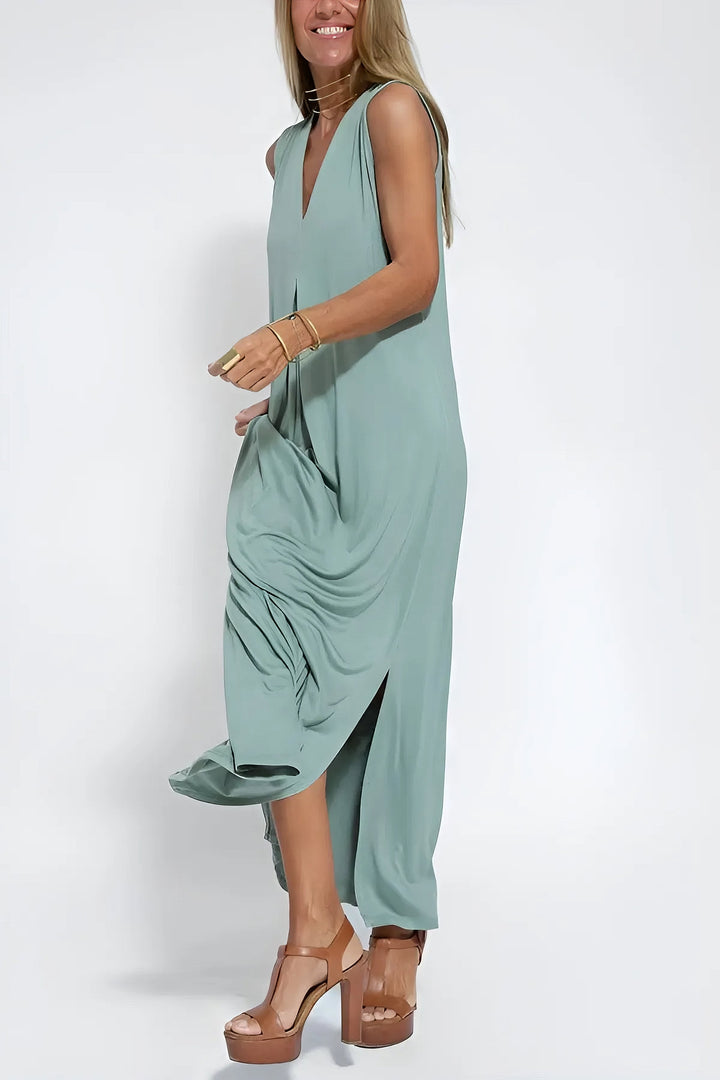 MONROE - Elegant Long Dress + Matching Cardigan FREE GIFT - YOUR ESSENCE